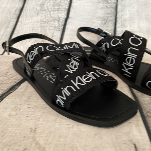 New Calvin Klein logo sandals - Picture 3 of 5